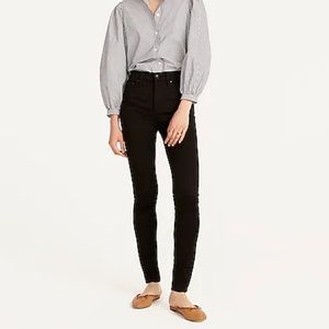 J. Crew Matchstick Black Jeans 26P